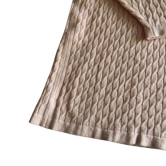 Eskandar Diamond Trellis Cashmere Sweater Oversized Boxy Lightweight Pale pink - Picture 13 of 16